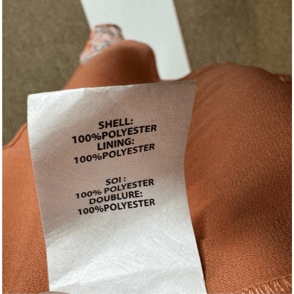 Ramy Brook NWT Preston Floral Mini Fit and Flare Dress in Coral Combo Size L - Picture 7 of 8